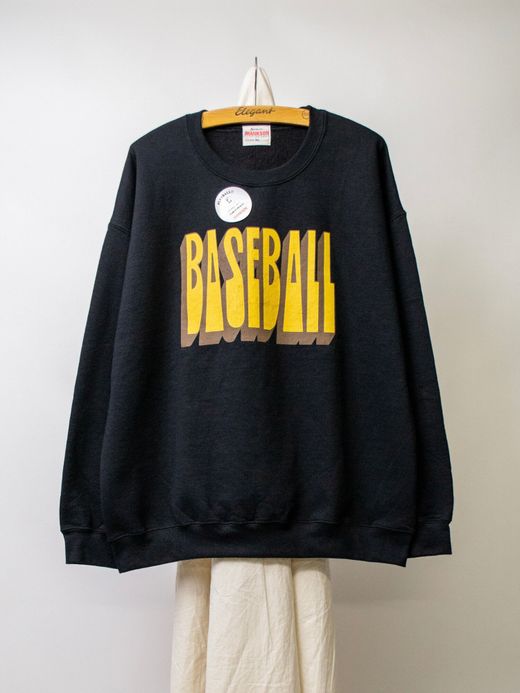 JHANKSON BASEBALL SWEAT / BLACK×SD