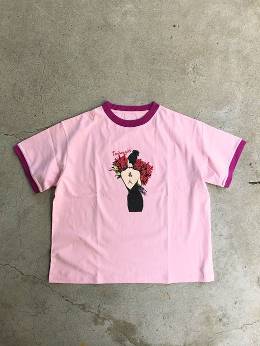 TENBOX TENBOX GIRL TEE / LIGHT PINK
