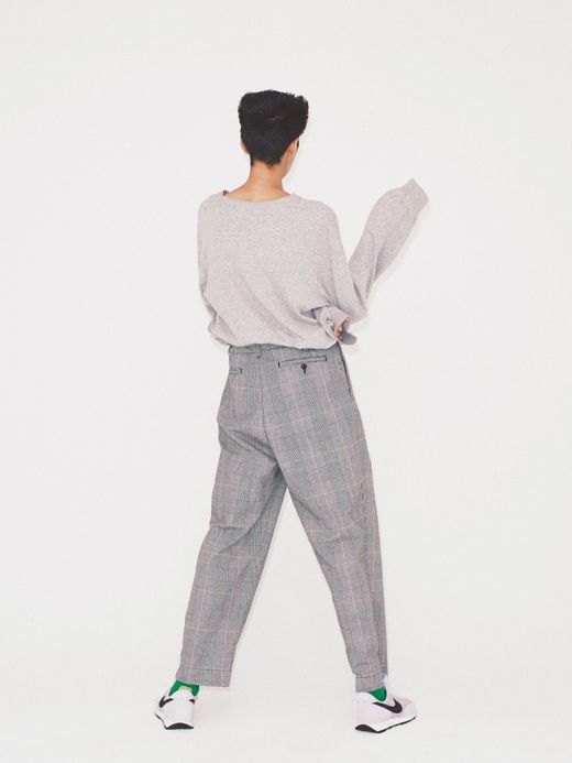 e.sen esenss20p03 / THOMAS / MIX PLAID CHECK