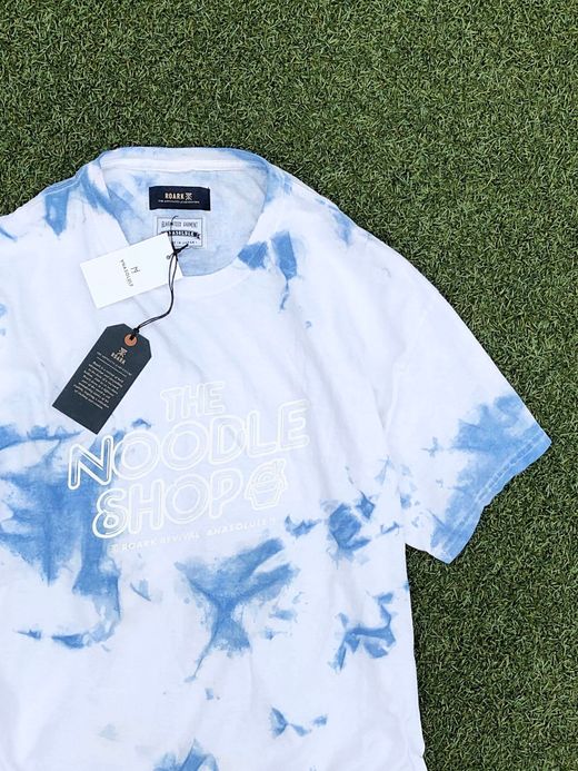 ROARK REVIVAL RATJ501 / "THE NOODLE SHOP" TIEDYE TEE / BLUE