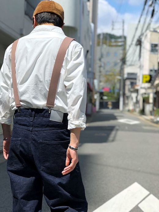 VOO Suspenders Thick 5P / indigo