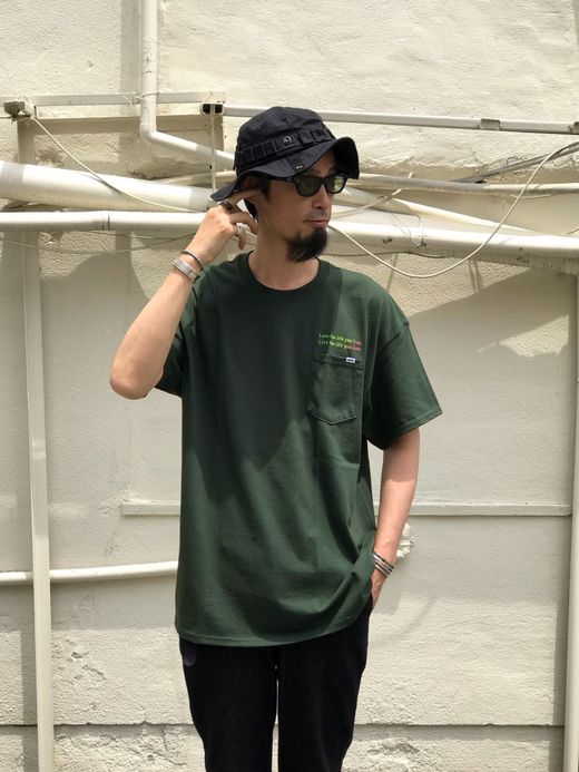  OW-BT-01 / "ONE BARS TEE #01" / OLIVE