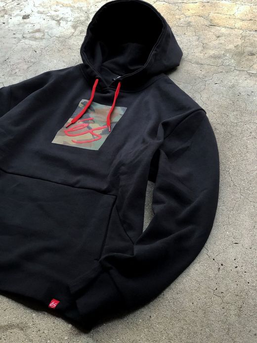 es 5130001915 / BLOCK TECH HOODIE / BLACK
