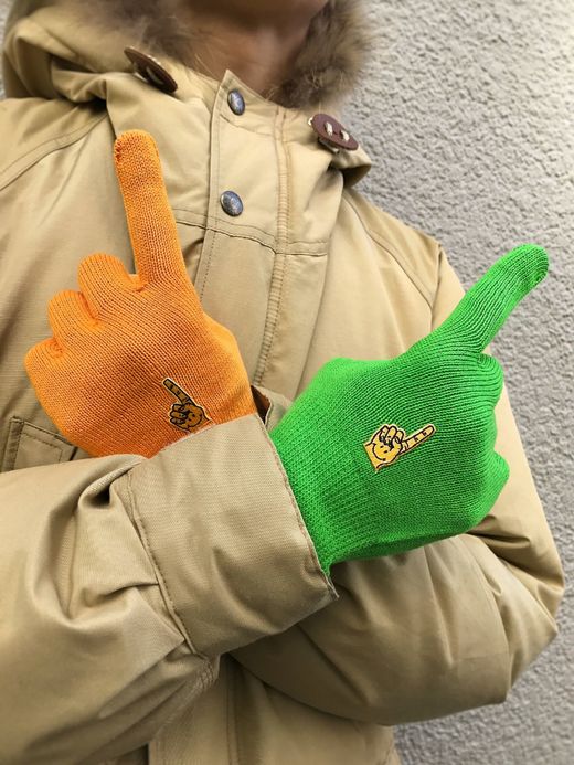  THE 1st SHOP × JM #1 Color Glove / orange×green　
