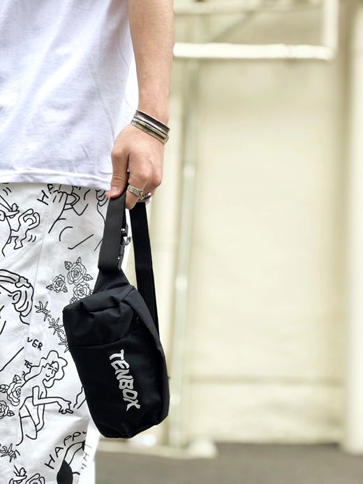 TENBOX TENBOX FANNY PACK MADE BY IGNOBLE / BLACK