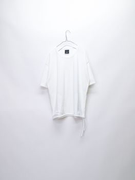 321019 / DRAW STRING TEE / WHITE