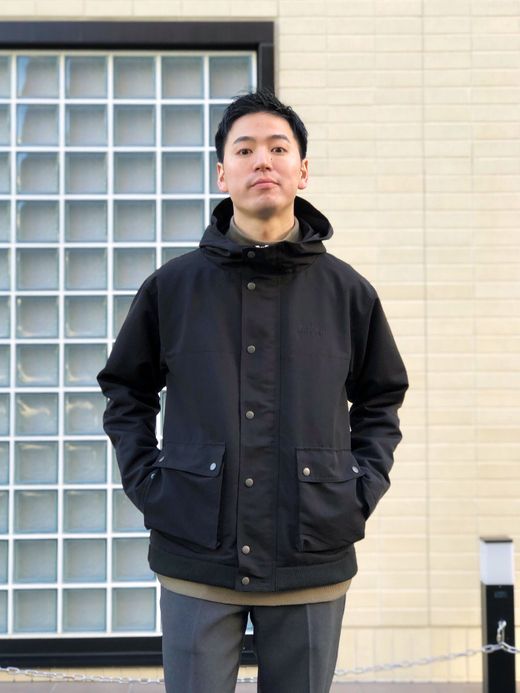 ROARK REVIVAL RJJ550 / HOODED COACHES JACKET / BLACK