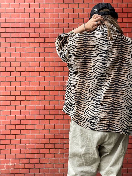 ALDIES A5003111 / LEOPARD SHIRT / BROWN