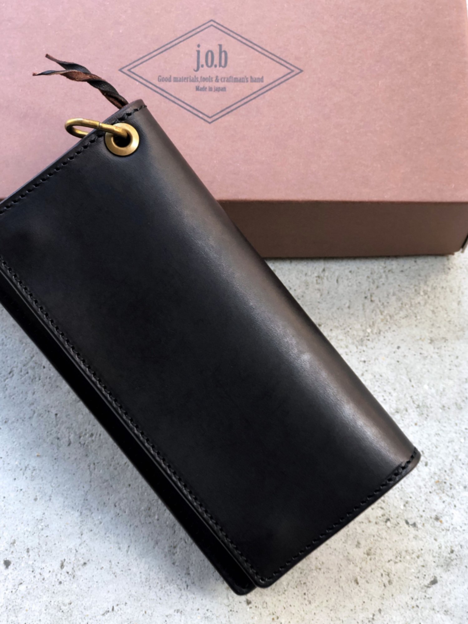 小物 j.o.b leather products Rude Long Light j.o.b leather products RUDE(LIGHT) L / BLACK | FLATBUSH