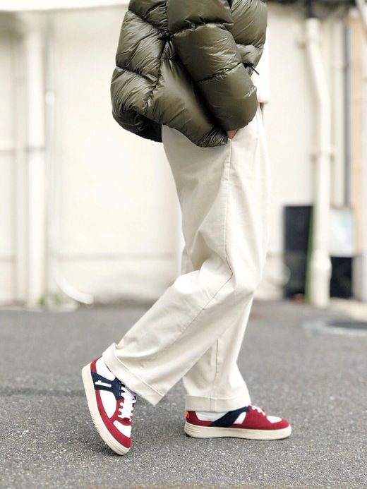 VOO VOO-955 / CORD SLACKS THICK / IVORY