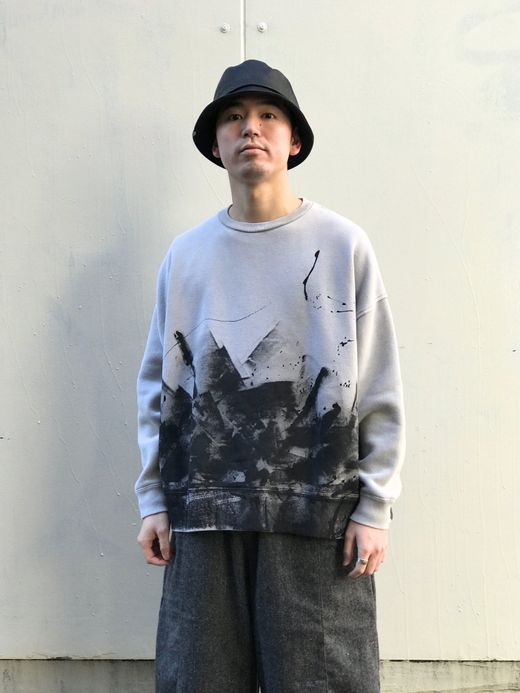 VOO VOO-976 / MIST & PAINT CREW / WHITE