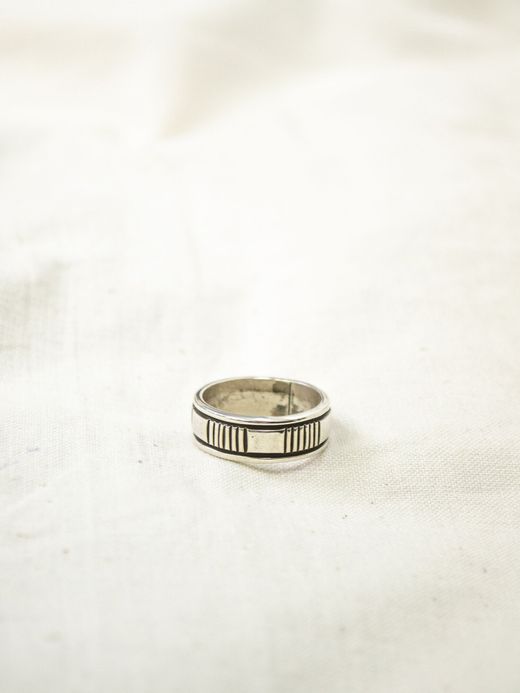 Indian Jewelry BRUCE MORGAN SILVER RING