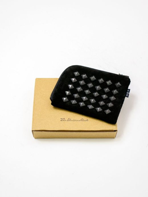 THE UNION TCL00083 / STUDS HALF WALLET / BLACK