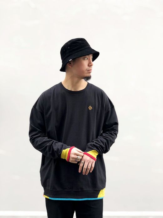 ALDIES A6103219 / RIB SWITCHING LONG T / BLACK