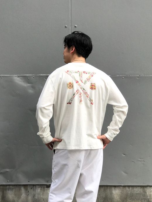 ROARK REVIVAL RLTJ603 / "JOGLO" L/S TEE / WHITE