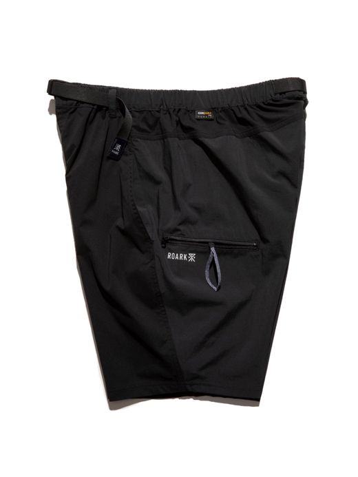 ROARK REVIVAL RSJ720 / BOATMAN TECH SHORTS / BLACK