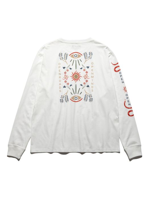ROARK REVIVAL "O,R,O,M" L/S TEE / White