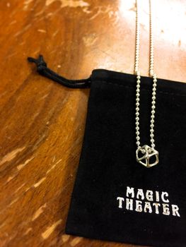 Vector Cube -Skeleton- "S" Necklace / sterling silver