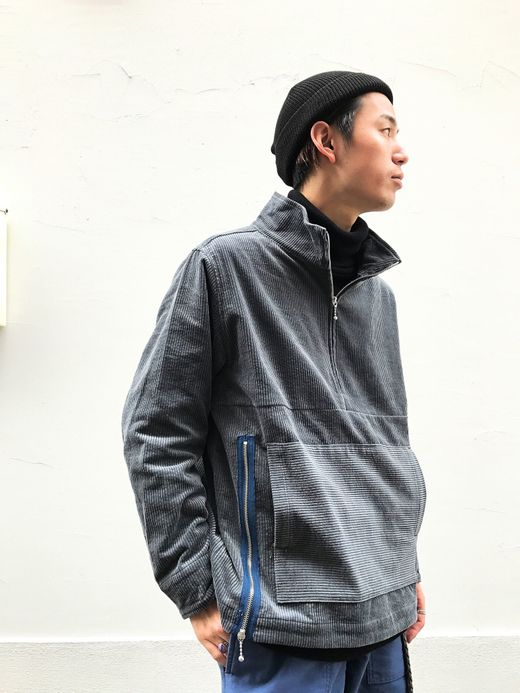 VOO Corduroy Stand JKT / charcoal