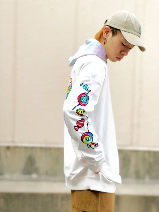 ALDIES A6103319 / RAINBOW BIG LONG CUT / WHITE