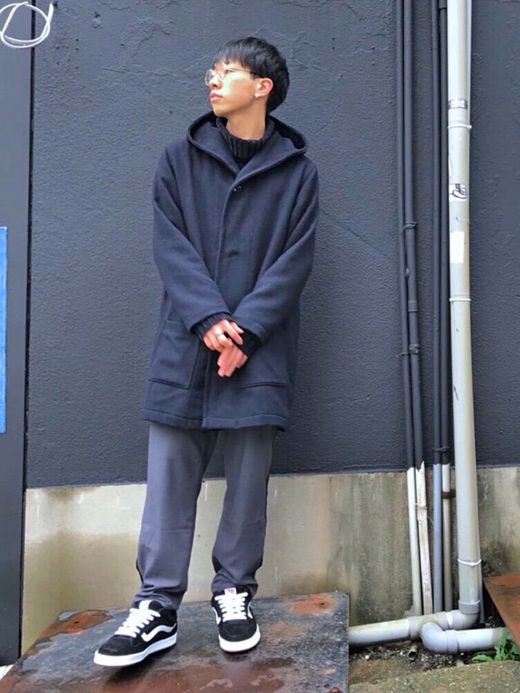  ヘリンボーン ウィザード JKT / navy