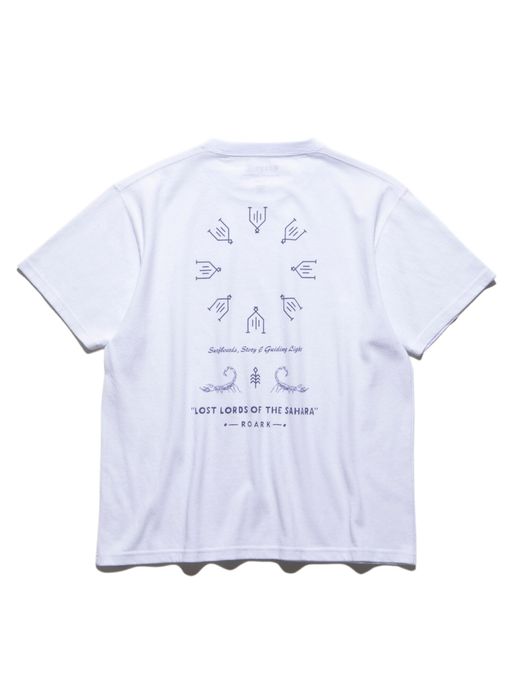 ROARK REVIVAL RTJC702 / "LOST LORDS" TEE / WHITE