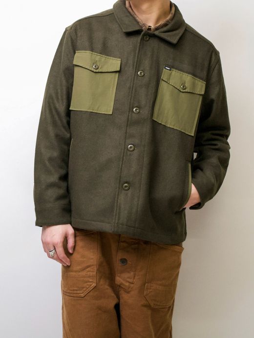ROARK REVIVAL RJJ652 / "SHIPMAN" CPO SHIRTS JACKET / ARMY