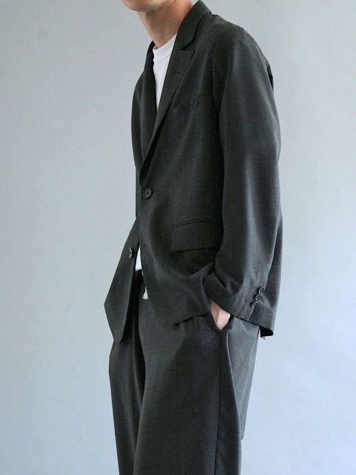 ANACHRONORM AN051 / TAILORED EASY JACKET / HEATHER GRAY