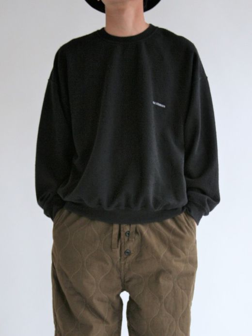 ANACHRONORM NM-SW04 / 50/50 NAPPING CREW SWEAT / BLACK