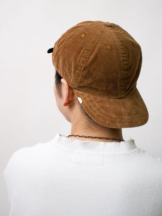 ANACHRONORM ANDC063 / LEATHER BUCKLE CAP / BROWN