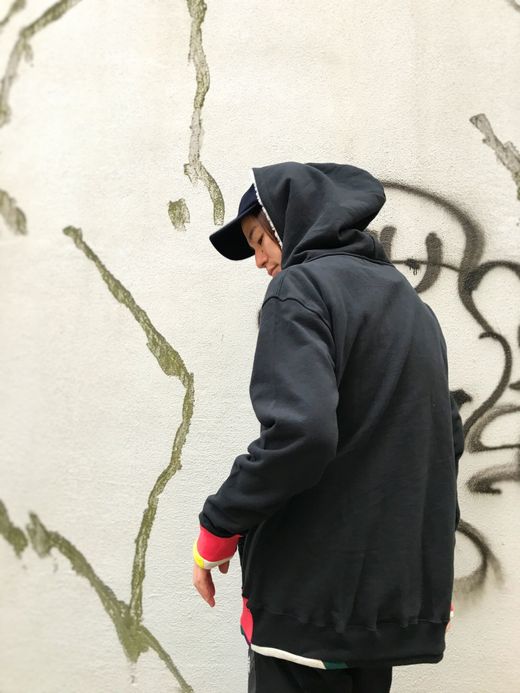 ALDIES Rib Swiching Big Parka / black