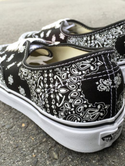 Vans Authentic(Bandana) / black/true white