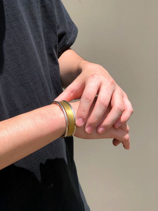 fulton OWN WAY BANGLE / SILVER×BRASS
