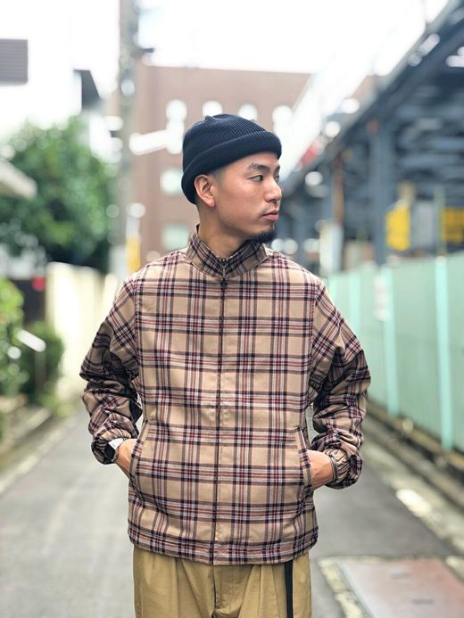 VOO VOO-872 / WISE TRACK JACKET / BURBERRY CHECK