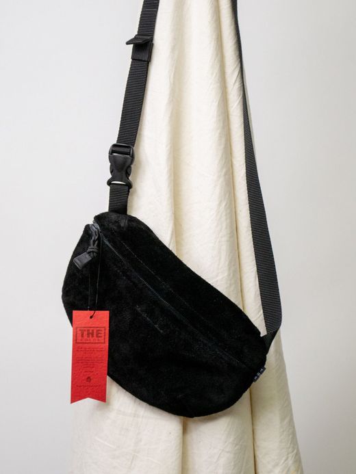 THE UNION TCB00054 / SUEDE FIELD POUCH(L size) / BLACK