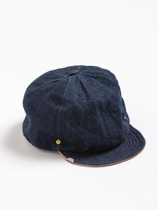 ANACHRONORM ANDC-075 / DENIM BALL CAP / INDIGO×NAVYst 