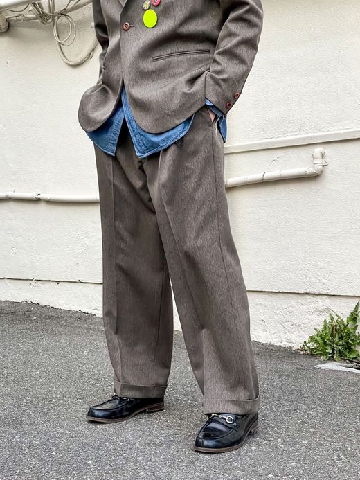 VOO VOO-SPG-075 / VOOMAL TROUSER / ASH BROWN