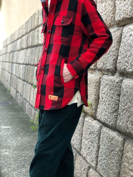  MP19FW006 / NOMAD SHIRTS(BUFFALO CHECK) / RED