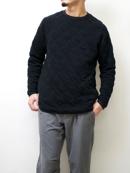 Spinner Bait 1022MK / ミリタリーキルトクループルオーバー / ブラック