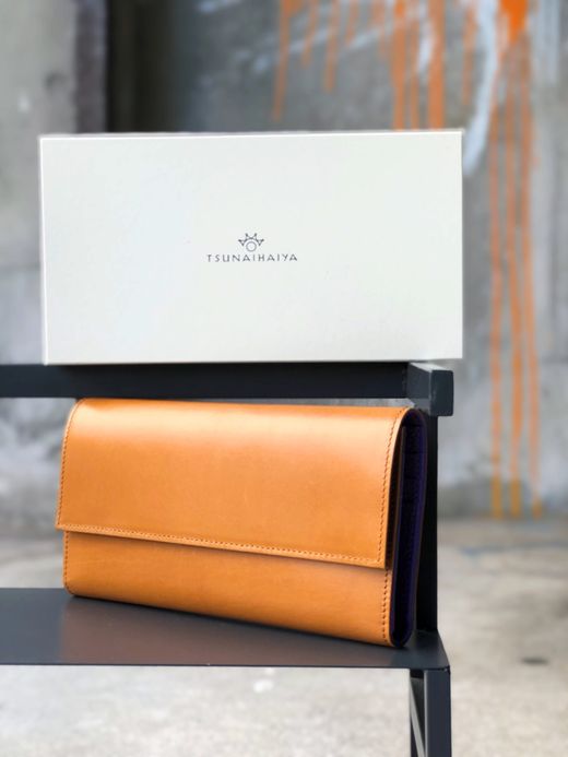 TSUNAIHAIYA BRINCADEIRA LONG WALLET / CAMEL PURPLE