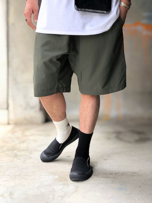 THE UNION TF00305 / EAZY NYLON SHORTS / OLIVE