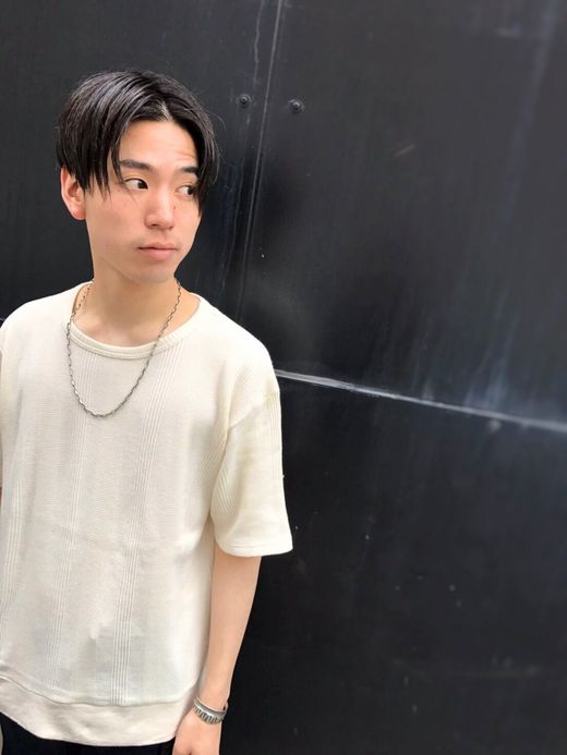 VOO Thermal Stripe Tee / natural