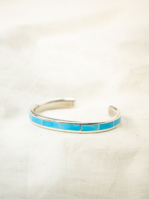 Indian Jewelry LARRY LORETTO INLAY BANGLE / TYPE H