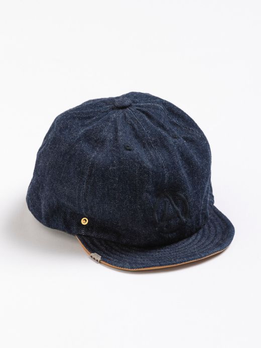 ANACHRONORM ANDC-074 / EMB DENIM BALL CAP / INDIGO×NAVYst