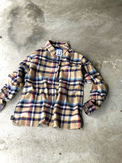 fulton GOWANUS JKT(FLANNEL CHECK) / BEIGE