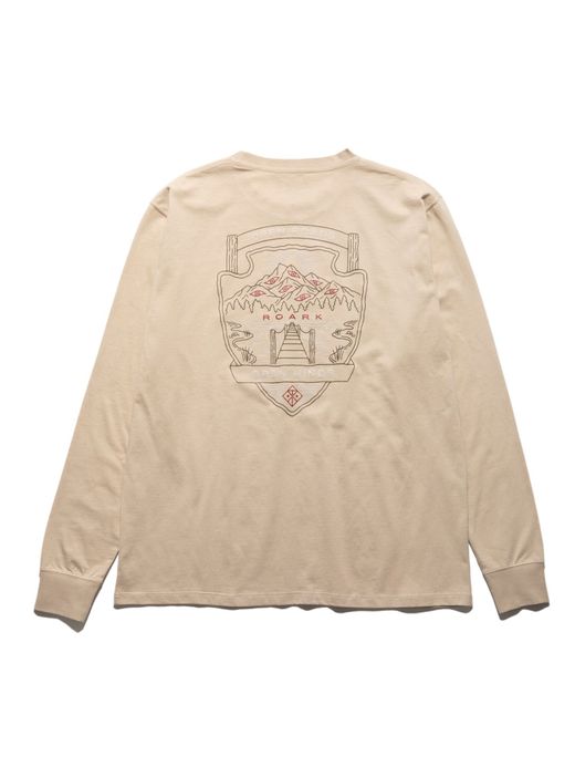 ROARK REVIVAL "OPEN ROADS, OPEN MINDS" L/S TEE / Brown