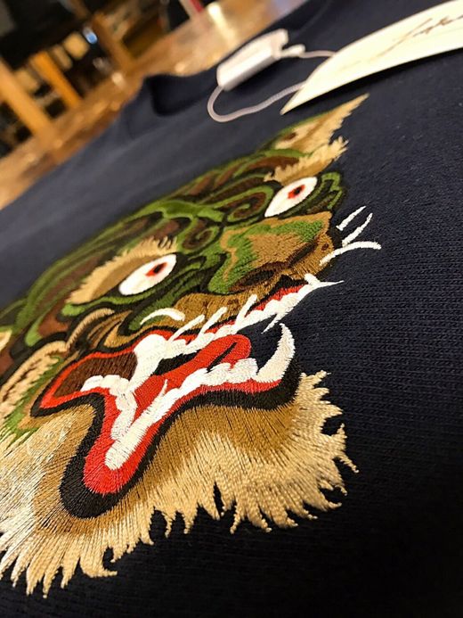 LOOKER Camo Tiger Sweat / navy