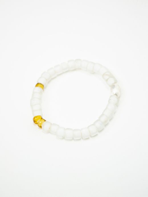 VOO VOO-URL-001 / "WHITE HEARTS" BRACELET / CLEAR MULTI 1