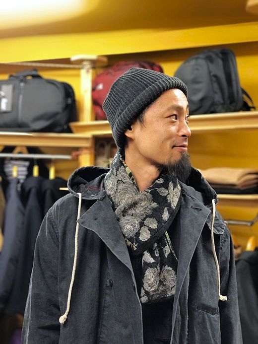 VOO LIF-054 / 3FACE GOBELIN STOLE / BLACK COMBO