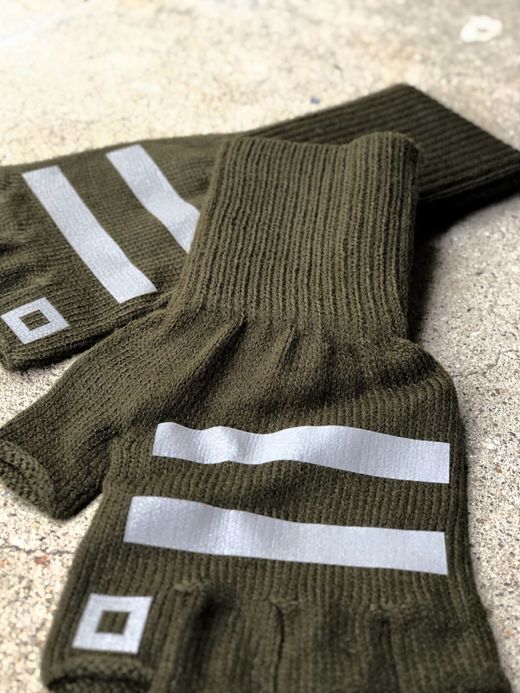 ROTOTO R5014 / REFLECTIVE SAFETY GLOVE / M.GREEN